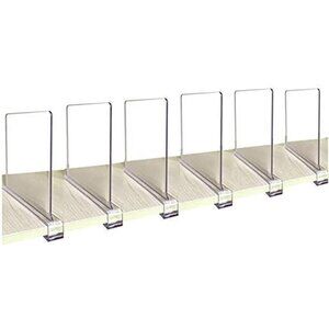NEW Acrylic Shelf Dividers, Set of 7